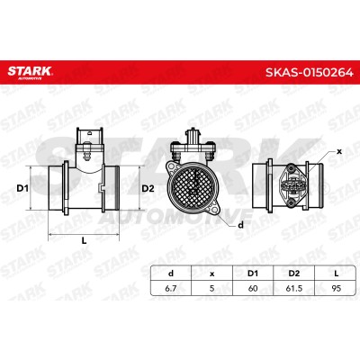 Air Mass Sensor Stark SKAS-0150264 SKAS-0150264 - photo 5