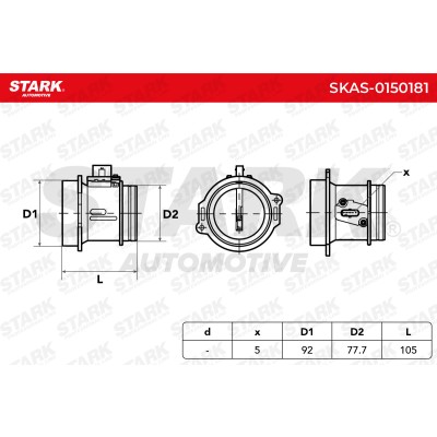 Air Mass Sensor Stark SKAS-0150181 SKAS-0150181 - photo 7