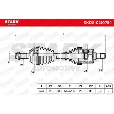 Drive Shaft Stark SKDS-0210754 SKDS-0210754 - photo 7