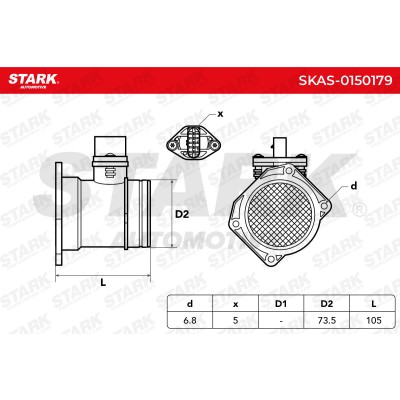 Air Mass Sensor Stark SKAS-0150179 SKAS-0150179 - photo 5