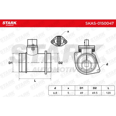 Air Mass Sensor Stark SKAS-0150047 SKAS-0150047 - photo 5