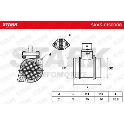 Air Mass Sensor Stark SKAS-0150008 SKAS-0150008 - photo 6