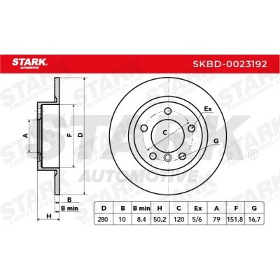 Brake Disc Stark SKBD-0023192 SKBD-0023192 - photo 8