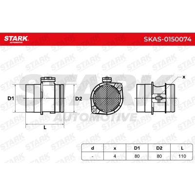 Air Mass Sensor Stark SKAS-0150074 SKAS-0150074 - photo 7