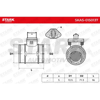 Air Mass Sensor Stark SKAS-0150137 SKAS-0150137 - photo 6