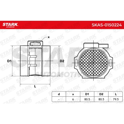 Air Mass Sensor Stark SKAS-0150224 SKAS-0150224 - photo 6