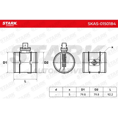 Air Mass Sensor Stark SKAS-0150184 SKAS-0150184 - photo 6