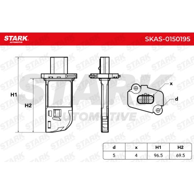 Air Mass Sensor Stark SKAS-0150195 SKAS-0150195 - photo 5