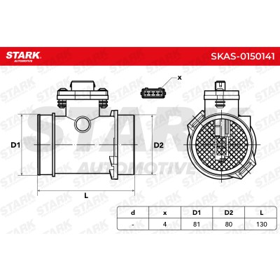 Air Mass Sensor Stark SKAS-0150141 SKAS-0150141 - photo 6