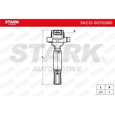 Ignition Coil Stark SKCO-0070280 SKCO-0070280 - photo 2