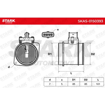 Air Mass Sensor Stark SKAS-0150393 SKAS-0150393 - photo 5