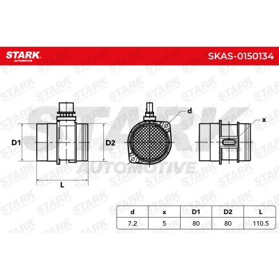 Air Mass Sensor Stark SKAS-0150134 SKAS-0150134 - photo 6