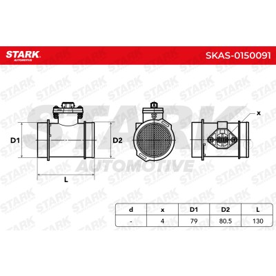 Air Mass Sensor Stark SKAS-0150091 SKAS-0150091 - photo 6