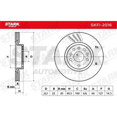 Brake Disc Stark SKFI-2016 SKFI-2016 - photo 7