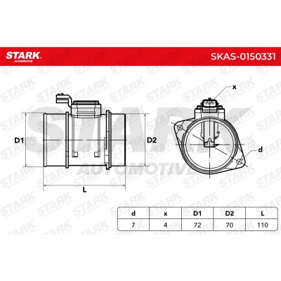 Air Mass Sensor Stark SKAS-0150331 SKAS-0150331 - photo 6