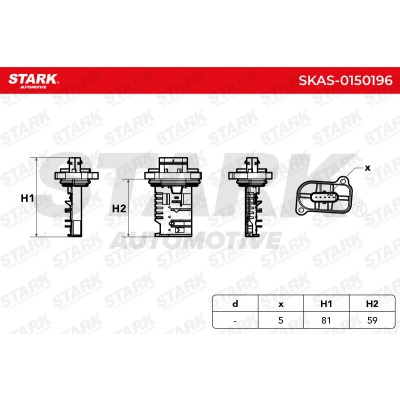 Air Mass Sensor Stark SKAS-0150196 SKAS-0150196 - photo 5