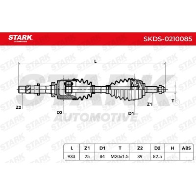 Drive Shaft Stark SKDS-0210085 SKDS-0210085 - photo 8