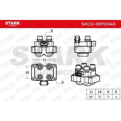 Ignition Coil Stark SKCO-0070040 SKCO-0070040 - photo 5