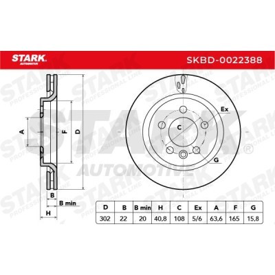 Brake Disc Stark SKBD-0022388 SKBD-0022388 - photo 4