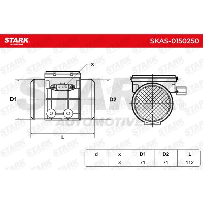 Air Mass Sensor Stark SKAS-0150250 SKAS-0150250 - photo 6