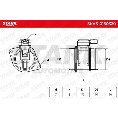 Air Mass Sensor Stark SKAS-0150320 SKAS-0150320 - photo 12