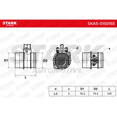 Air Mass Sensor Stark SKAS-0150155 SKAS-0150155 - photo 5