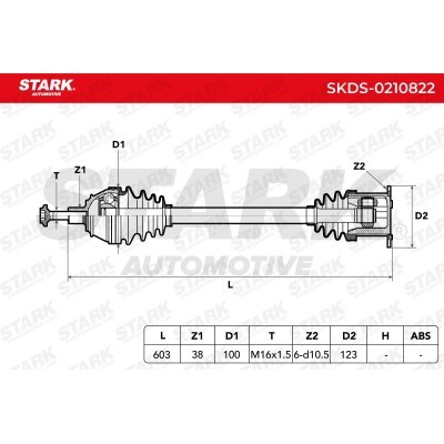 Drive Shaft Stark SKDS-0210822 SKDS-0210822 - photo 7