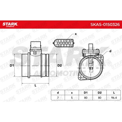 Air Mass Sensor Stark SKAS-0150326 SKAS-0150326 - photo 5
