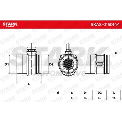 Air Mass Sensor Stark SKAS-0150144 SKAS-0150144 - photo 6