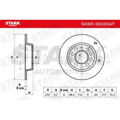 Brake Disc Stark SKBD-0020347 SKBD-0020347 - photo 8