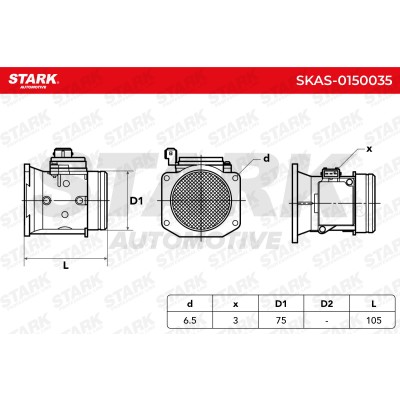 Air Mass Sensor Stark SKAS-0150035 SKAS-0150035 - photo 5