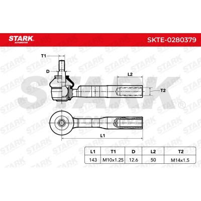 Tie Rod End Stark SKTE-0280379 SKTE-0280379 - photo 5