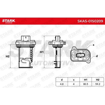Air Mass Sensor Stark SKAS-0150209 SKAS-0150209 - photo 6
