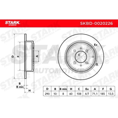 Brake Disc Stark SKBD-0020226 SKBD-0020226 - photo 5