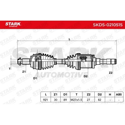 Drive Shaft Stark SKDS-0210515 SKDS-0210515 - photo 12