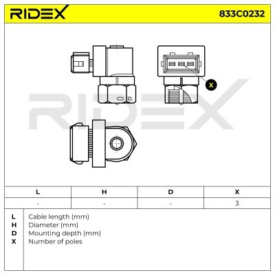 Crankshaft Pulse Sensor RIDEX 833C0232 833C0232 - photo 8