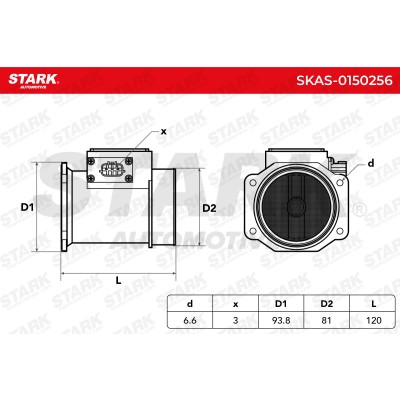 Air Mass Sensor Stark SKAS-0150256 SKAS-0150256 - photo 6