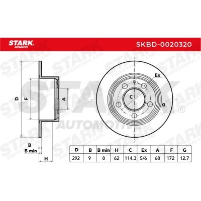 Brake Disc Stark SKBD-0020320 SKBD-0020320 - photo 8