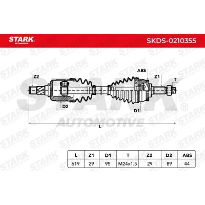 Drive Shaft Stark SKDS-0210355 SKDS-0210355 - photo 6