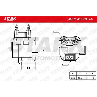 Ignition Coil Stark SKCO-0070174 SKCO-0070174 - photo 4