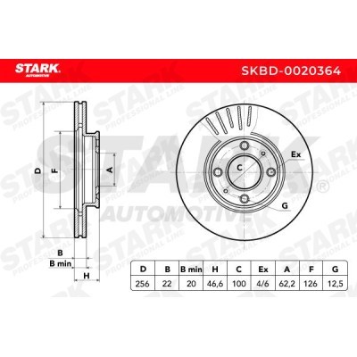 Brake Disc Stark SKBD-0020364 SKBD-0020364 - photo 7