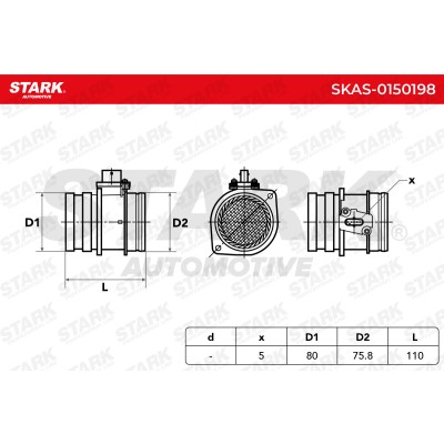 Air Mass Sensor Stark SKAS-0150198 SKAS-0150198 - photo 4