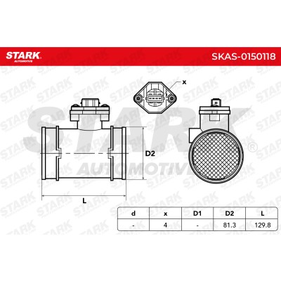 Air Mass Sensor Stark SKAS-0150118 SKAS-0150118 - photo 6