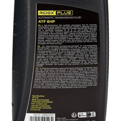 Transmission oil RIDEX 3069A0035P 3069A0035P - photo 5