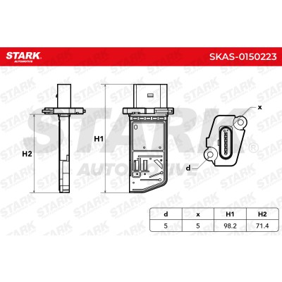 Air Mass Sensor Stark SKAS-0150223 SKAS-0150223 - photo 6