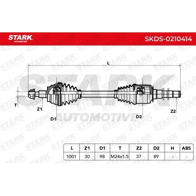 Drive Shaft Stark SKDS-0210414 SKDS-0210414 - photo 6
