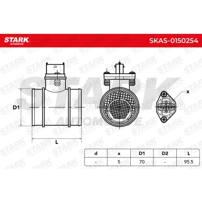 Air Mass Sensor Stark SKAS-0150254 SKAS-0150254 - photo 6