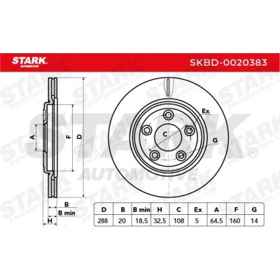 Brake Disc Stark SKBD-0020383 SKBD-0020383 - photo 5