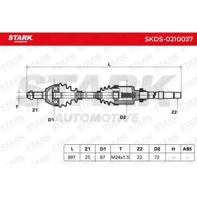 Drive Shaft Stark SKDS-0210037 SKDS-0210037 - photo 9