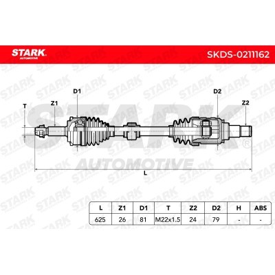 Drive Shaft Stark SKDS-0211162 SKDS-0211162 - photo 3